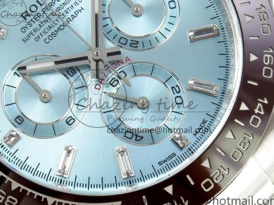 MiroTime 0423 Daytona 116506 Clean 1:1 Best Edition Ice Blue Dial Crystal Markers on SS Bracelet SA4130 V Popular 1702